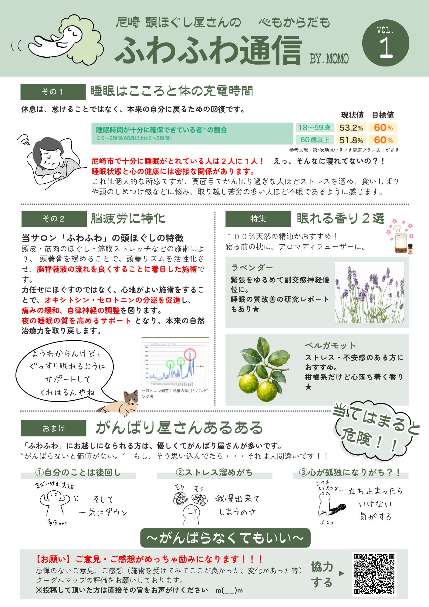 尼崎頭ほぐしドライヘッドスパ専門店のふわふわ通信